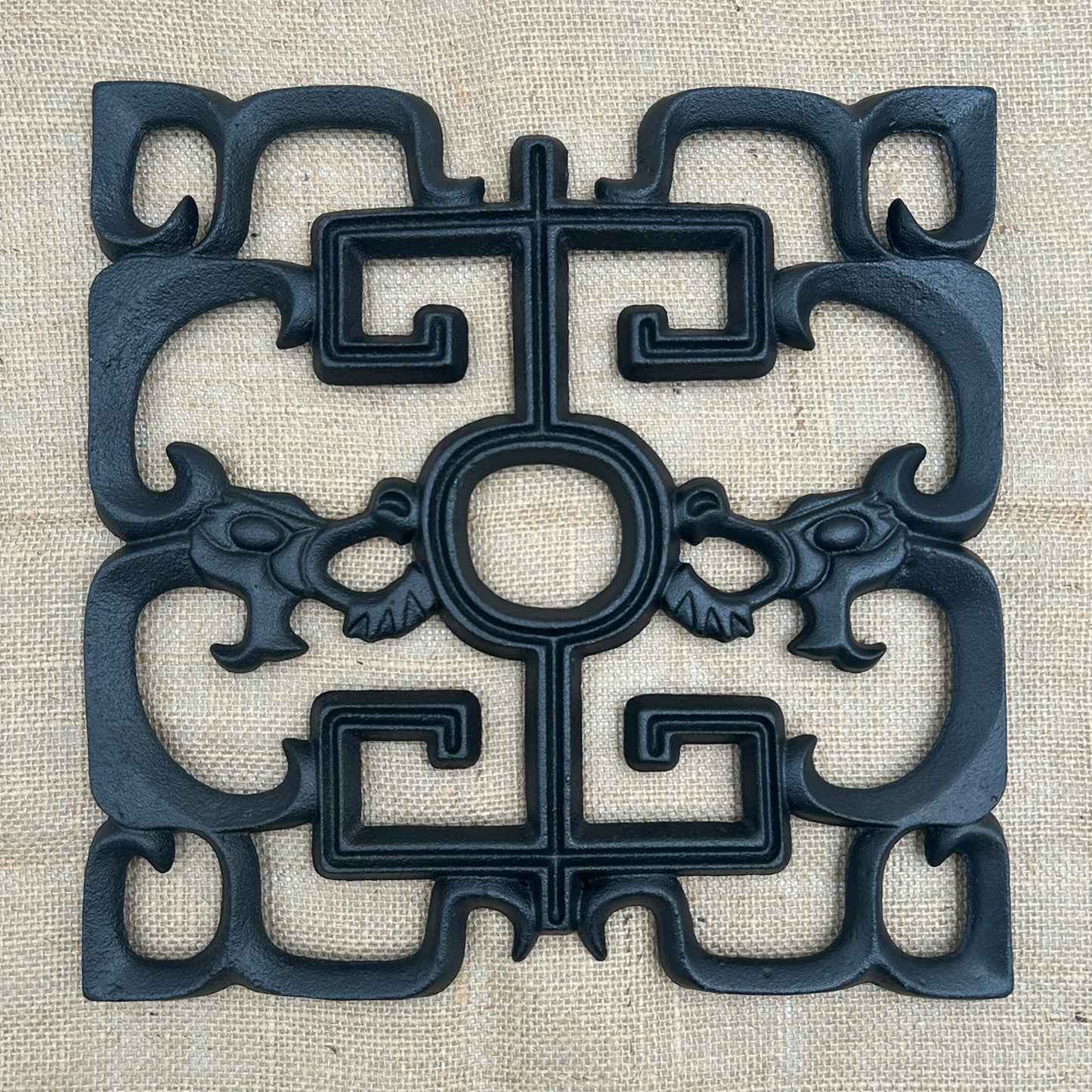 Cast Iron Dragon Tiki Breezeway Tile