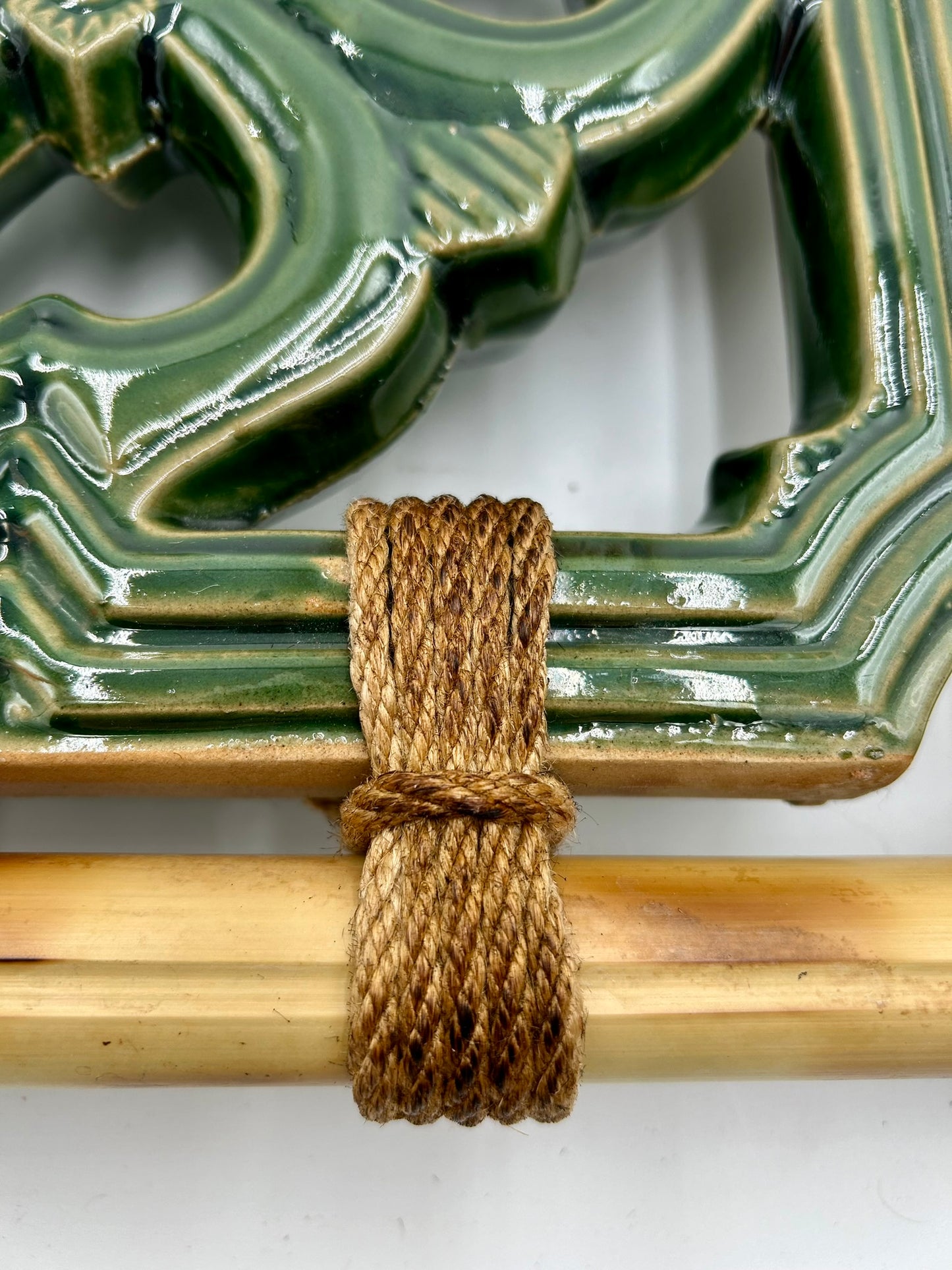 Tiki Jade Breezeway Tile Bamboo Wall Hanging