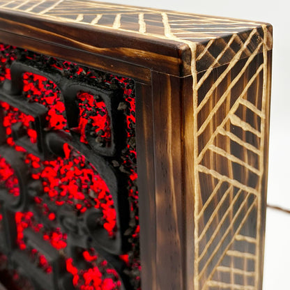 Ember Tile Wall Light - Jade Or Dragon