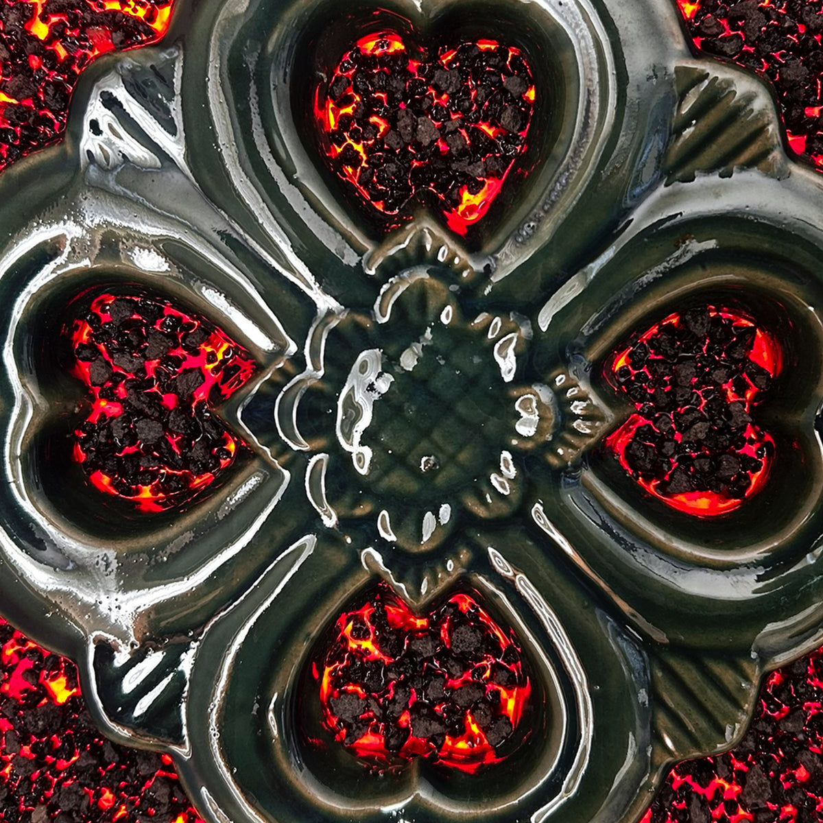 Ember Tile Wall Light - Jade Or Dragon