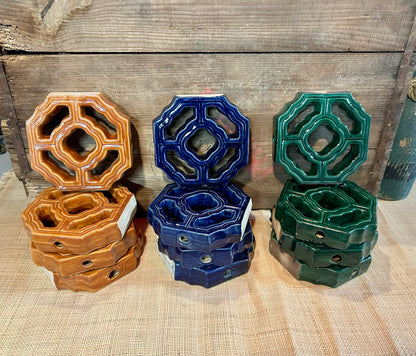 Tiki Jade Breezeway Mini Tiles, Set of Four