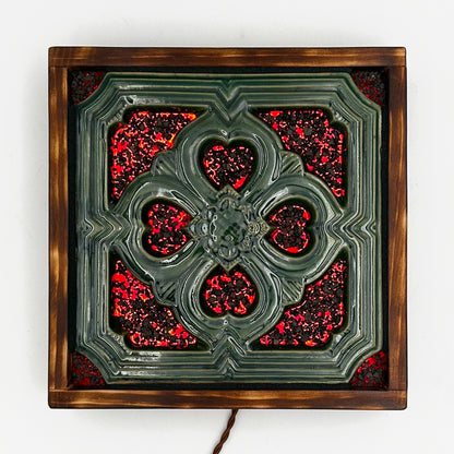 Ember Tile Wall Light - Jade Or Dragon