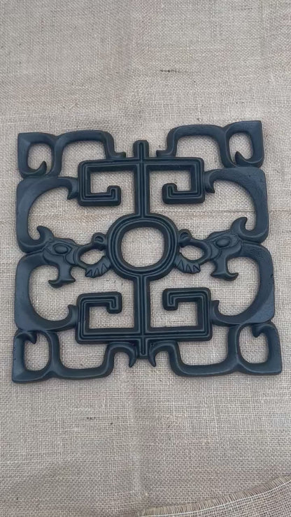 Cast Iron Dragon Tiki Breezeway Tile